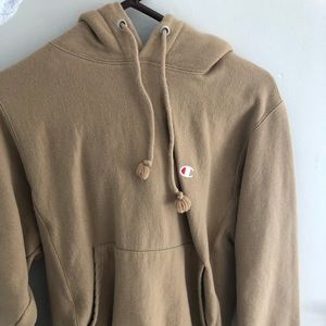 Tan Champion Hoodie